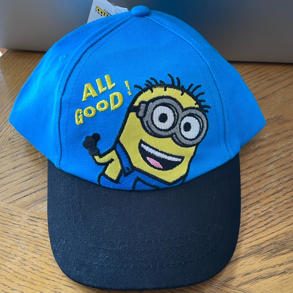 Minions Kids Hat Toddler Baseball Cap ALL GOOD!! NEW WITH TAG